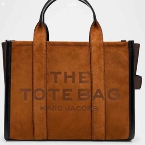 Marc Jacobs Tan and Black Tote Bag